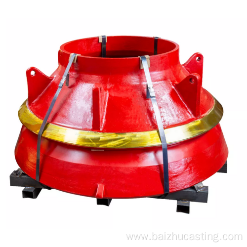 Cone crusher spare parts Mantle and bowl liners